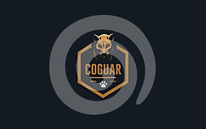 The image of a coguar or panter.